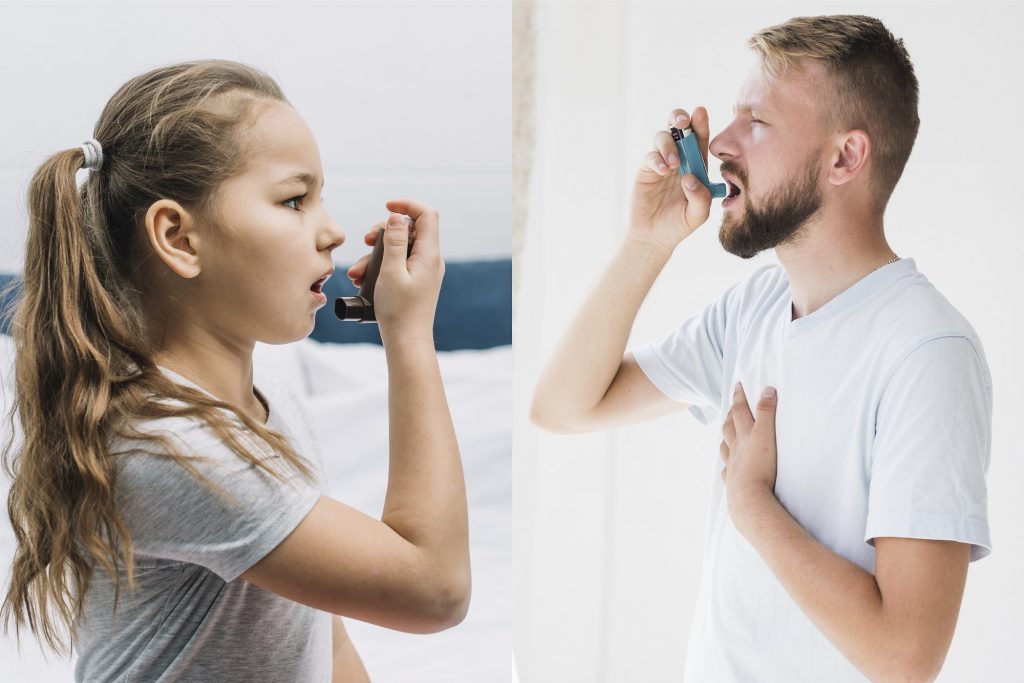 childhood and adult onset asthma