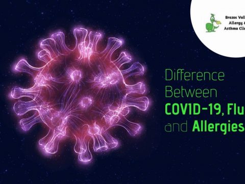 difference between flu and allergies